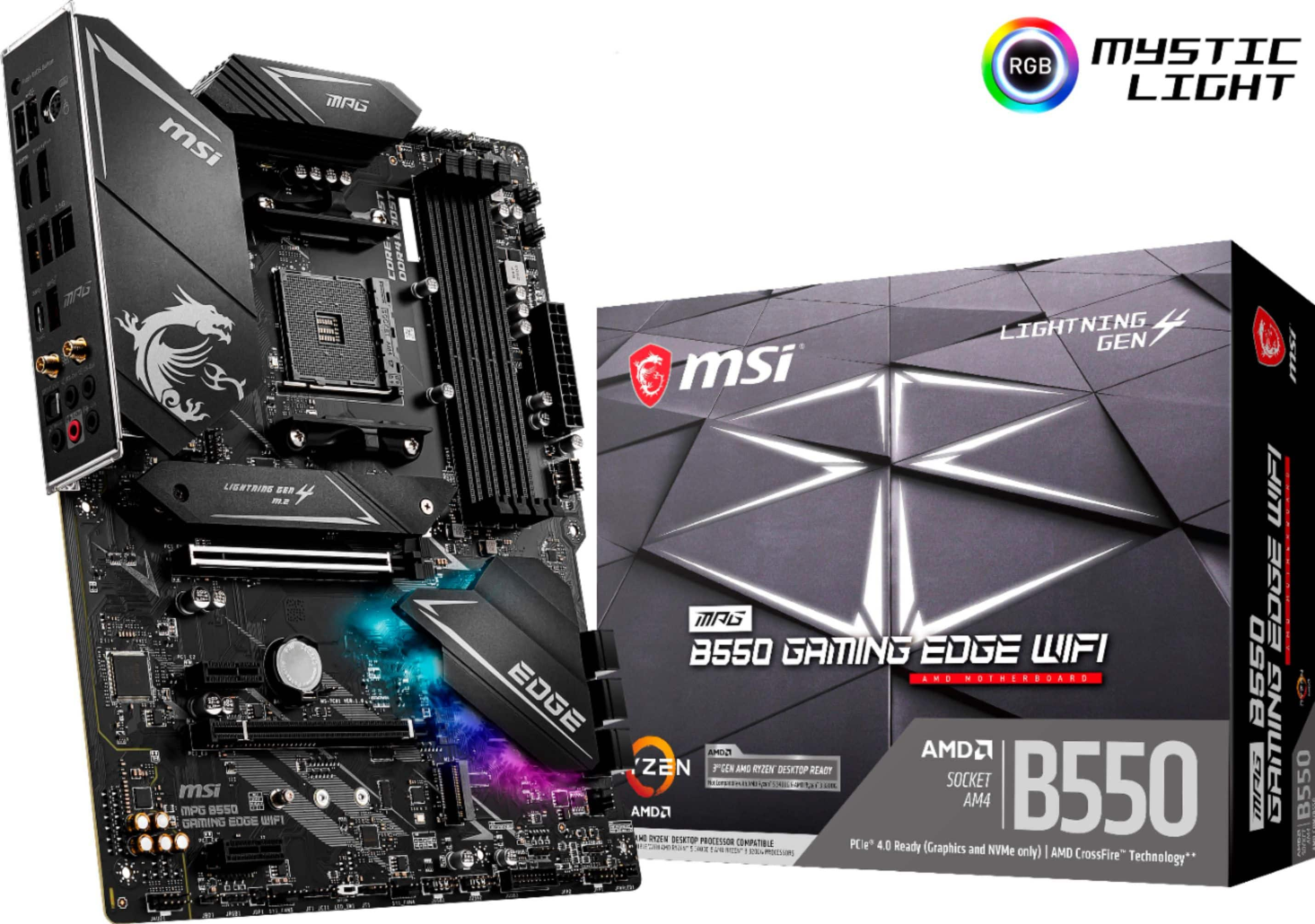 B550 MSI Gaming Plus Unboxing 2021 - Zen 3 Ready Motherboard 