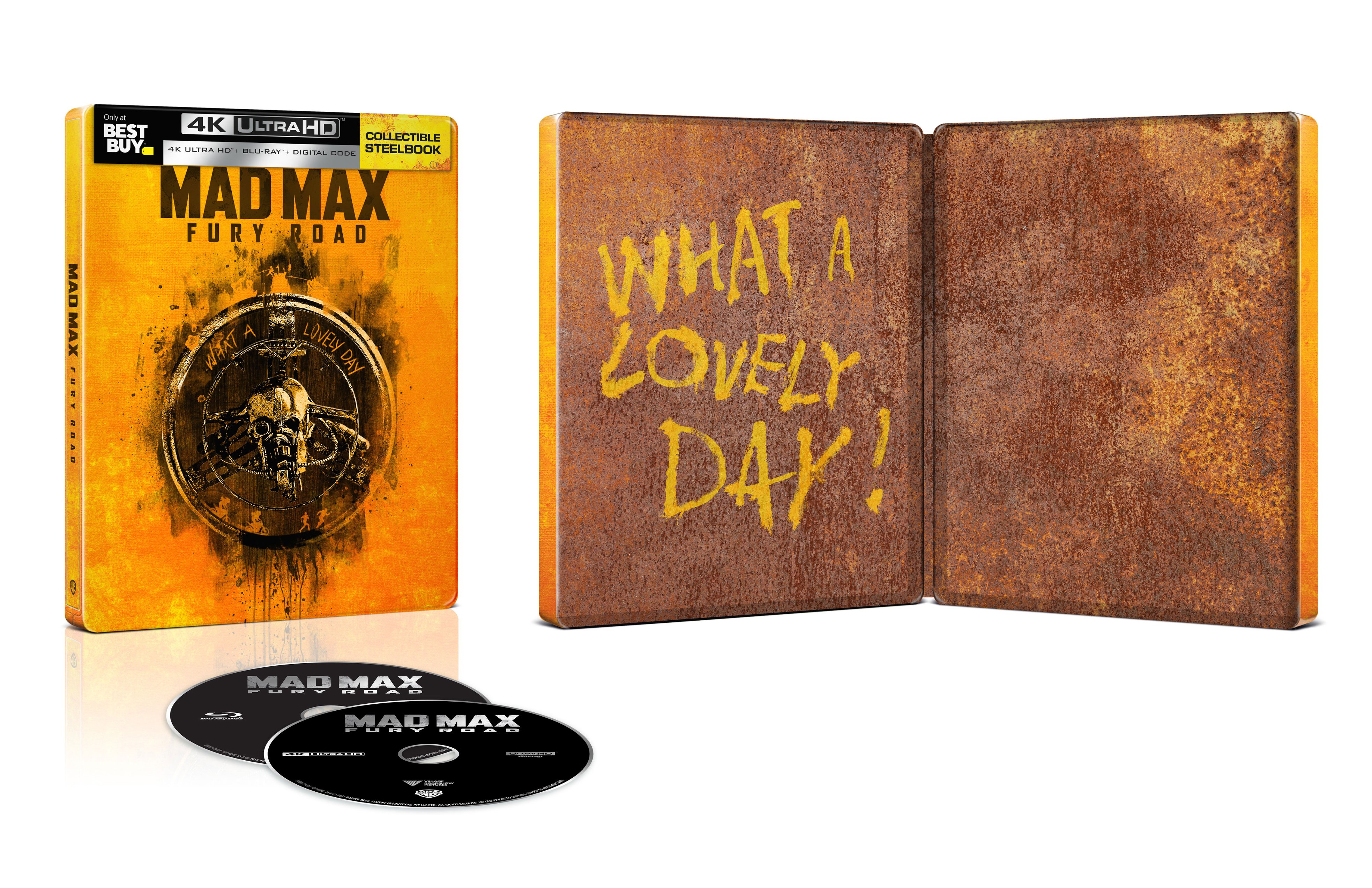 Best Buy: Mad Max: Fury Road [SteelBook] [Digital Copy] [4K Ultra HD  Blu-ray/Blu-ray] [Only @ Best Buy] [2015]