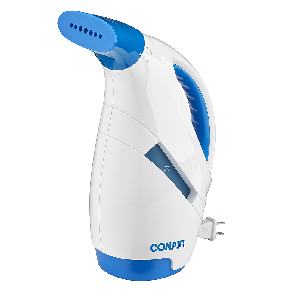 Conair - CompleteSteam Fabric Steamer with Retractable Cord and Spill Protection - White