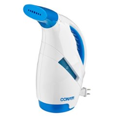 Conair - CompleteSteam Fabric Steamer with Retractable Cord and Spill Protection - White - Left_Zoom