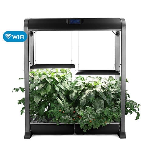 AeroGarden - Farm XL Black with Salad Bar Seed Pod Kit - Black - Alt_View_Standard_11