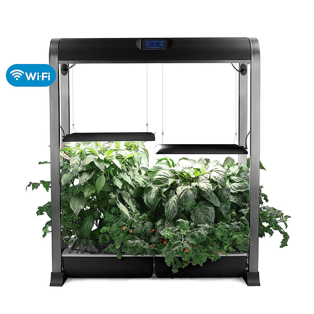 Alt View 11. AeroGarden - Farm XL with Salad Bar Seed Pod Kit - Black.