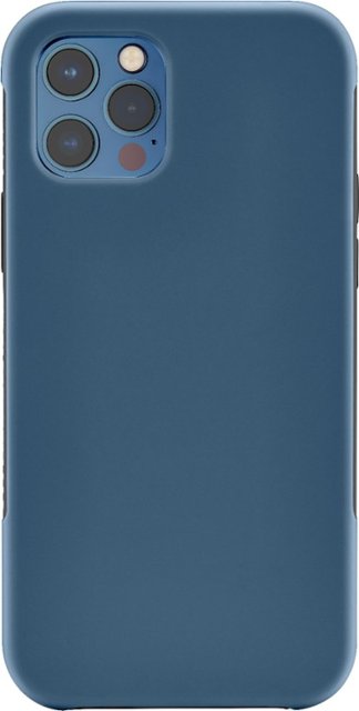 Front Zoom. Platinum™ - Dual-Layer Protective Phone Case for iPhone® 12 and iPhone® 12 Pro - Navy Blue.