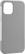 Left. Platinum™ - Dual-Layer Protective Phone Case for iPhone® 12 mini - Gray.