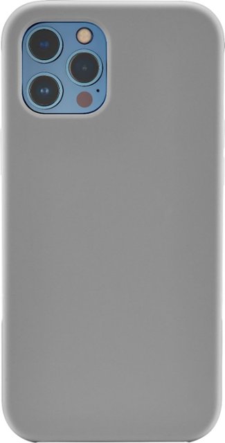 Front Zoom. Platinum™ - Dual-Layer Protective Phone Case for iPhone® 12 Pro Max - Gray.