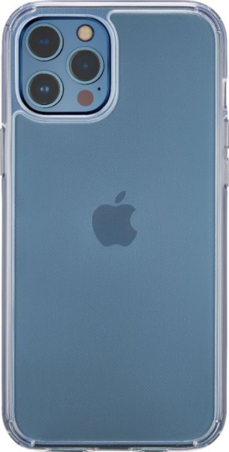 Front Zoom. Insignia™ - Hard-Shell Phone Case for iPhone® 12 Pro Max - Clear.