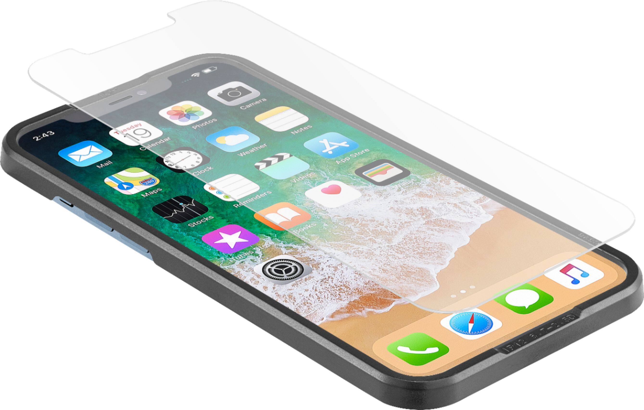 Alt View 18. Insignia™ - Blue Light Blocking Tempered Glass Screen Protector for iPhone® 12 Pro Max - Clear.