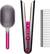 Angle. Dyson - Corrale straightener Special Gift Edition - Black Nickel / Fuchsia.