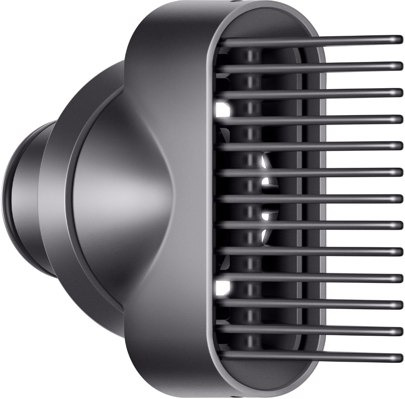 Left View: Dyson - SupersonicWide Tooth Comb attachment - Iron