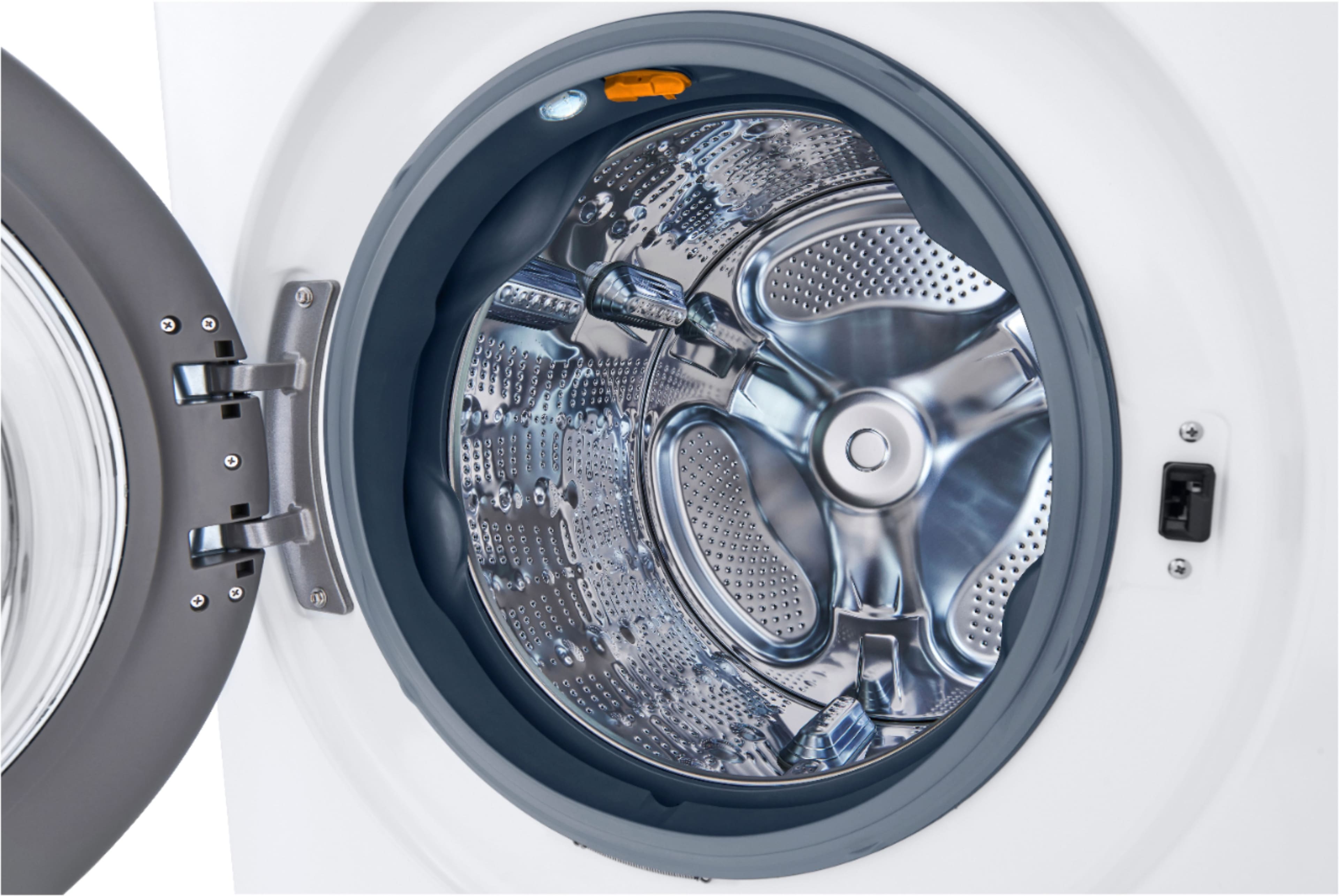 Alt View 20. LG - 4.5 Cu. Ft. HE Smart Front Load Washer and 7.4 Cu. Ft. Electric Dryer WashTower with Steam and Built-In Intelligence - White.