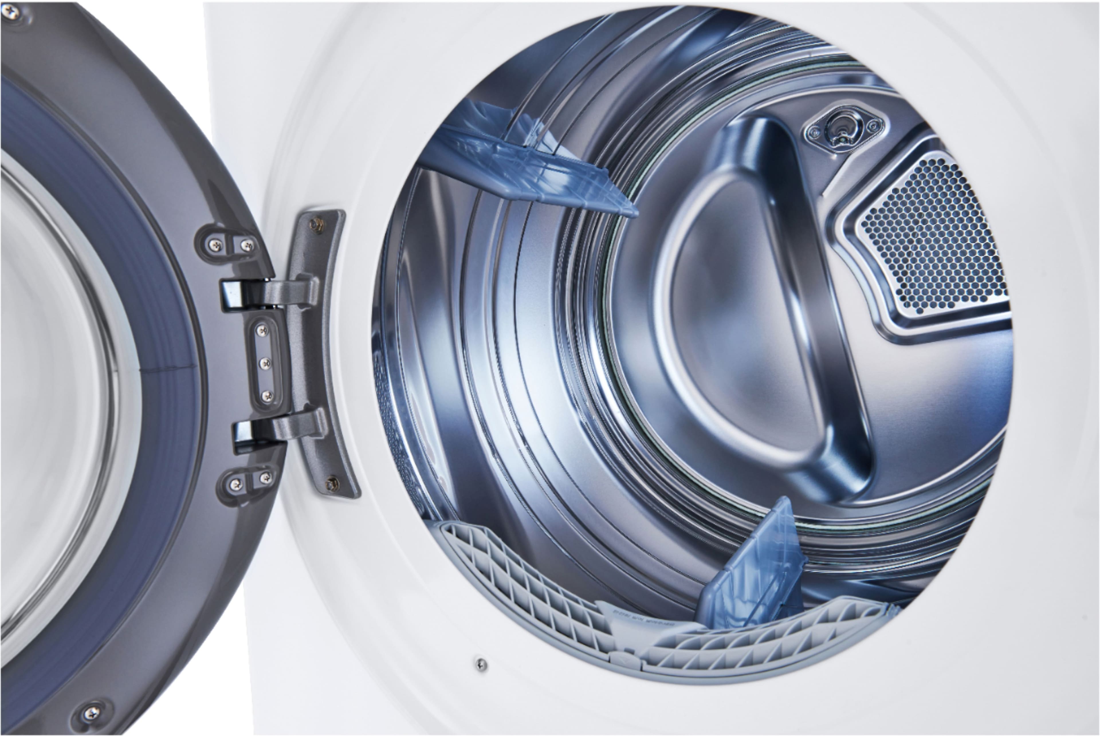 Alt View 21. LG - 4.5 Cu. Ft. HE Smart Front Load Washer and 7.4 Cu. Ft. Electric Dryer WashTower with Steam and Built-In Intelligence - White.