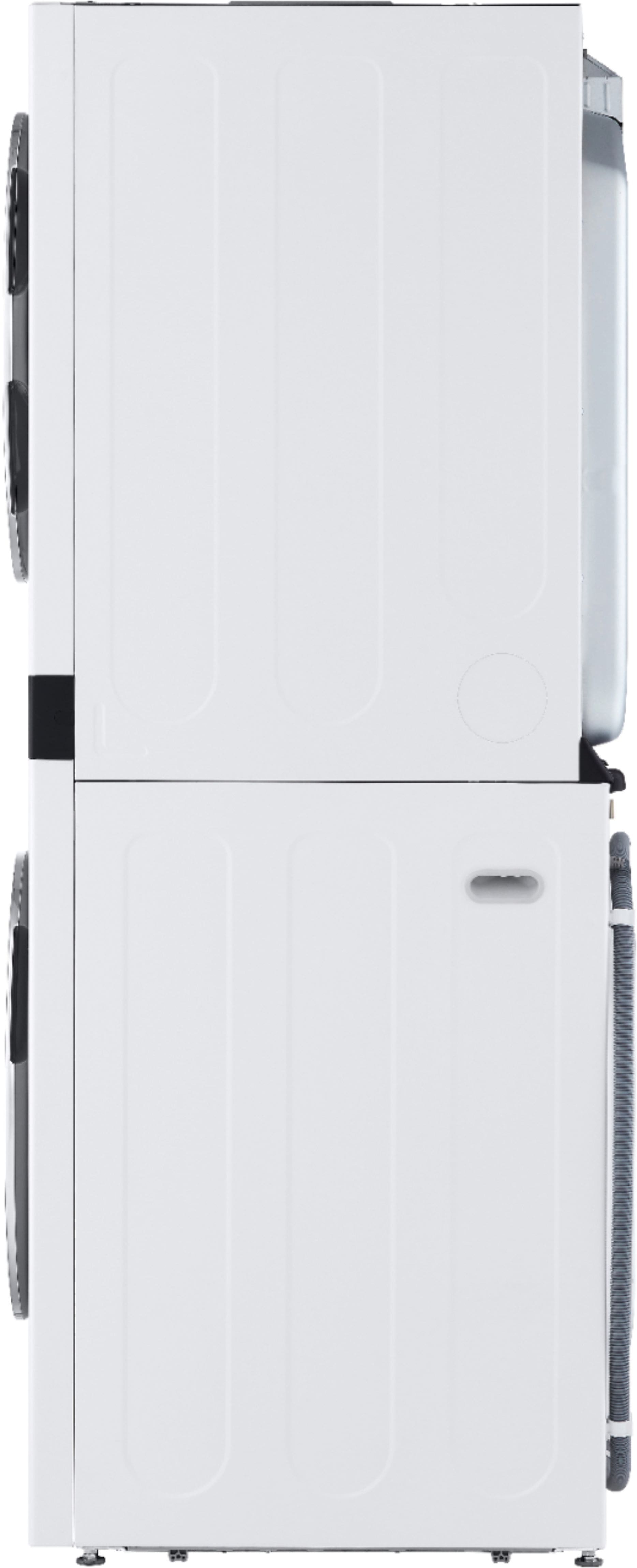 Alt View 23. LG - 4.5 Cu. Ft. HE Smart Front Load Washer and 7.4 Cu. Ft. Electric Dryer WashTower with Steam and Built-In Intelligence - White.