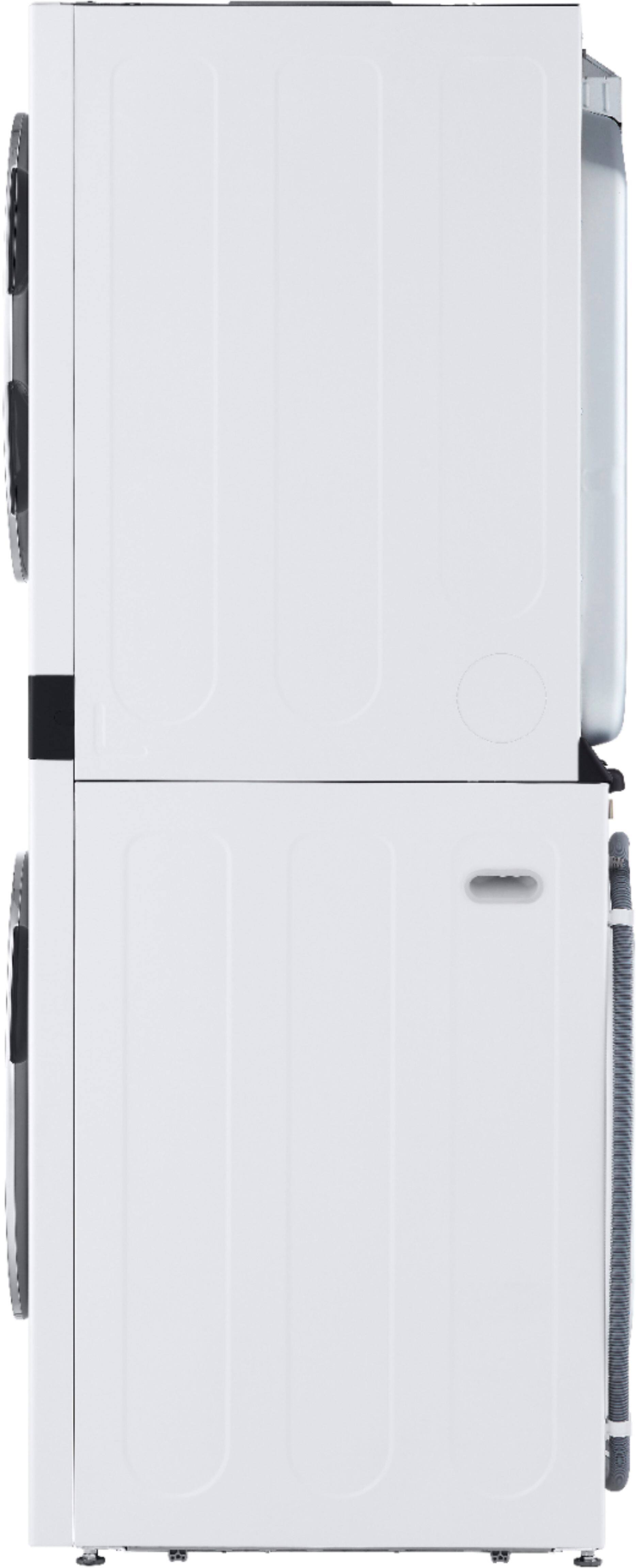 Alt View 23. LG - 4.5 Cu. Ft. HE Smart Front Load Washer and 7.4 Cu. Ft. Electric Dryer WashTower with Steam and Built-In Intelligence - White.