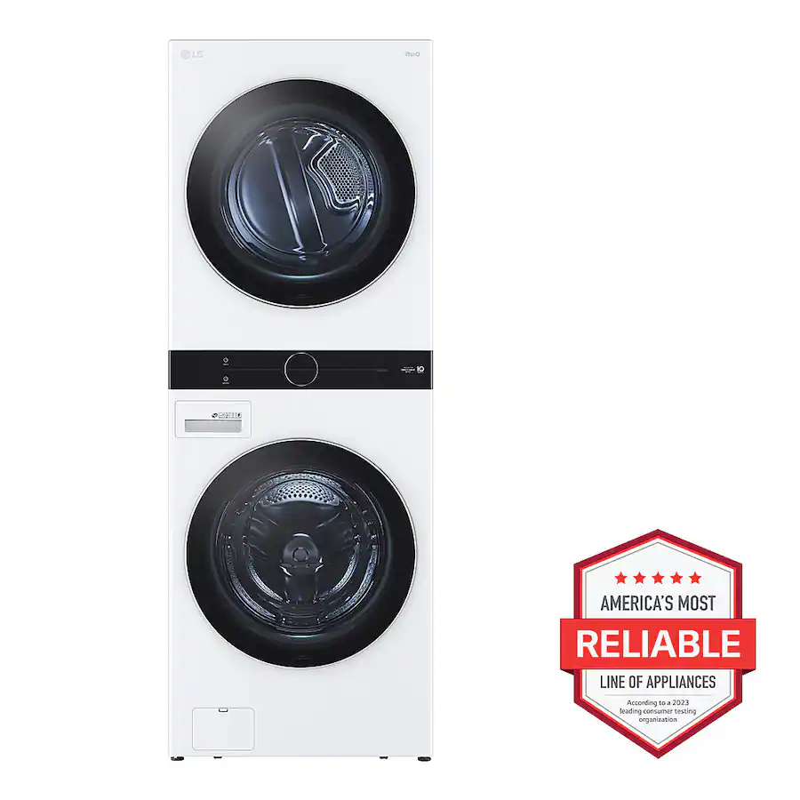 LG 4.5 Cu. Ft. HE Smart Front Load Washer and 7.4 Cu. Ft. Electric ...