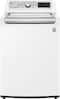 LG - 4.8 Cu. Ft. High-Efficiency Top Load Washer with 4-Way Agitator - White-Front_Standard