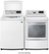 Alt View Zoom 24. LG - 4.8 Cu. Ft. High-Efficiency Top Load Washer with 4-Way Agitator and TurboWash 3D - White.