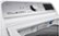 Alt View Zoom 2. LG - 4.8 Cu. Ft. High-Efficiency Top Load Washer with 4-Way Agitator and TurboWash 3D - White.