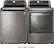 Alt View 15. LG - 4.8 Cu. Ft. High-Efficiency Top Load Washer with 4-Way Agitator - Graphite Steel.