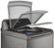 Alt View 18. LG - 4.8 Cu. Ft. High-Efficiency Top Load Washer with 4-Way Agitator - Graphite Steel.
