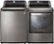 Alt View 21. LG - 4.8 Cu. Ft. High-Efficiency Top Load Washer with 4-Way Agitator - Graphite Steel.