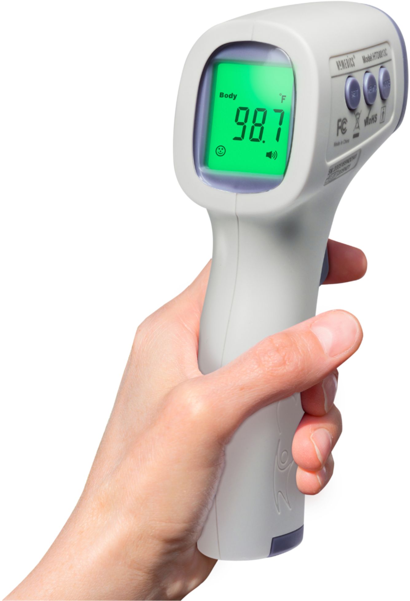 Best Buy: HoMedics Non Contact Infrared Forehead Thermometer White