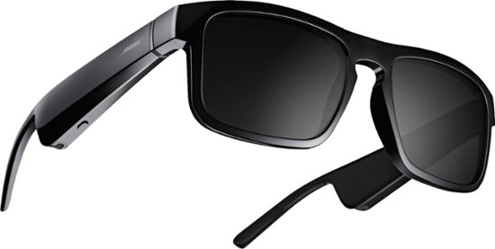 Front Zoom. Bose - Frames Tenor — Rectangular Bluetooth Audio Sunglasses - Black.