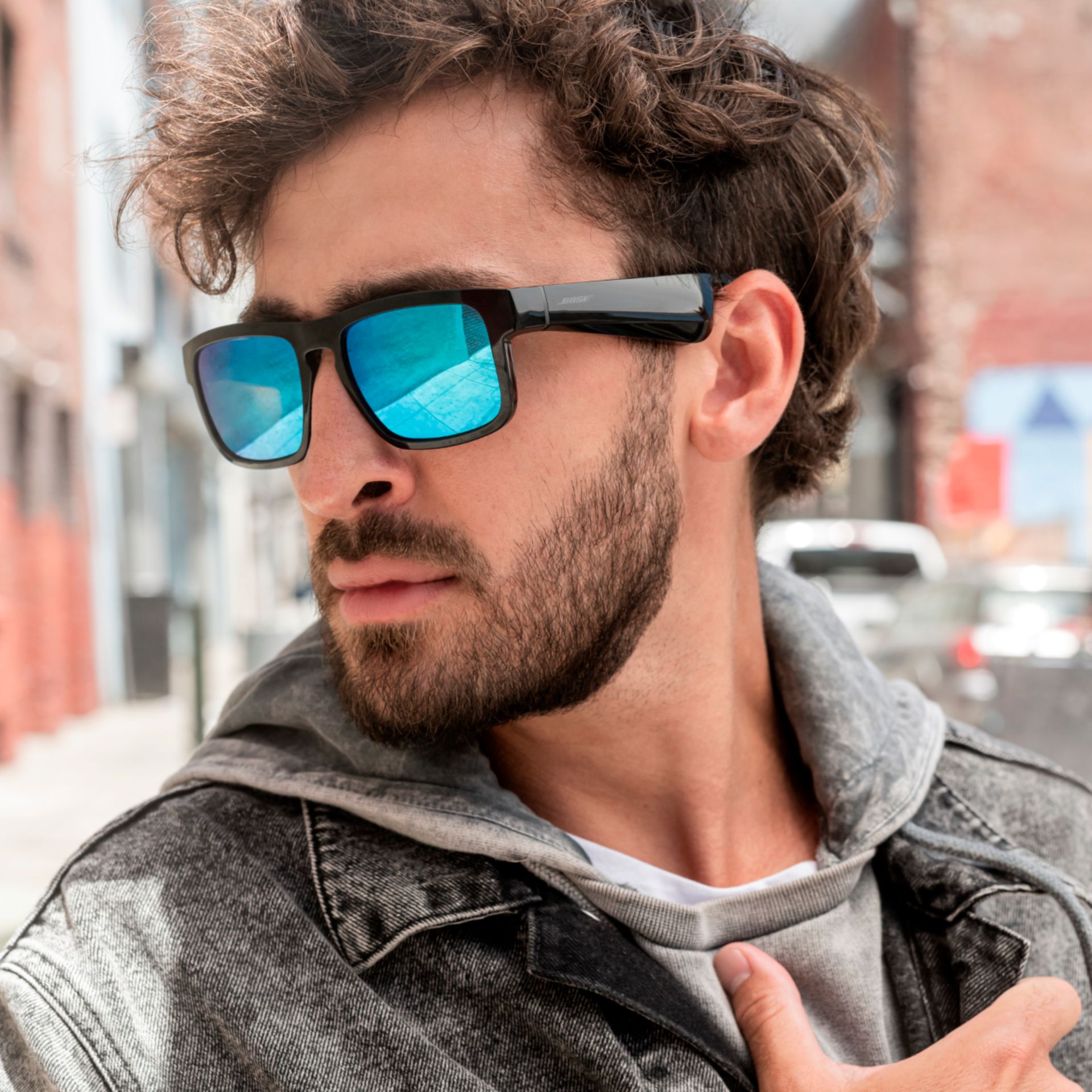 Fuld Bekostning en kop Bose Frames Tenor — Rectangular Bluetooth Audio Sunglasses Black  851338-0110 - Best Buy
