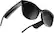 Front. Bose - Frames Soprano — Cat Eye Bluetooth Audio Sunglasses - Black.