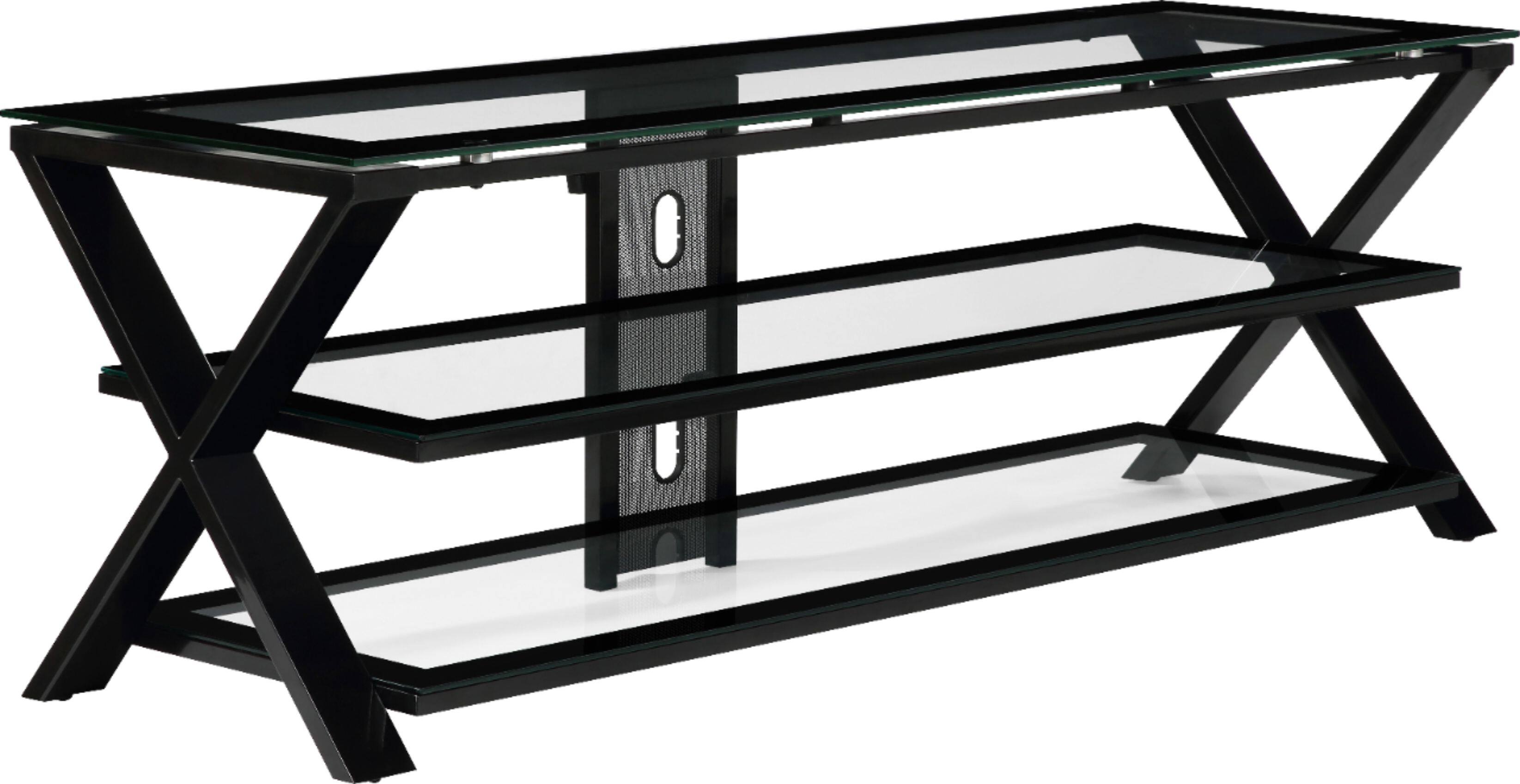 Angle. Whalen Furniture - 75" TV Console For Most Flat Panel TVs Up to 75" - Black.