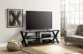 Alt View Zoom 11. Whalen Furniture - 75" TV Console For Most Flat Panel TVs Up to 75" - Black.
