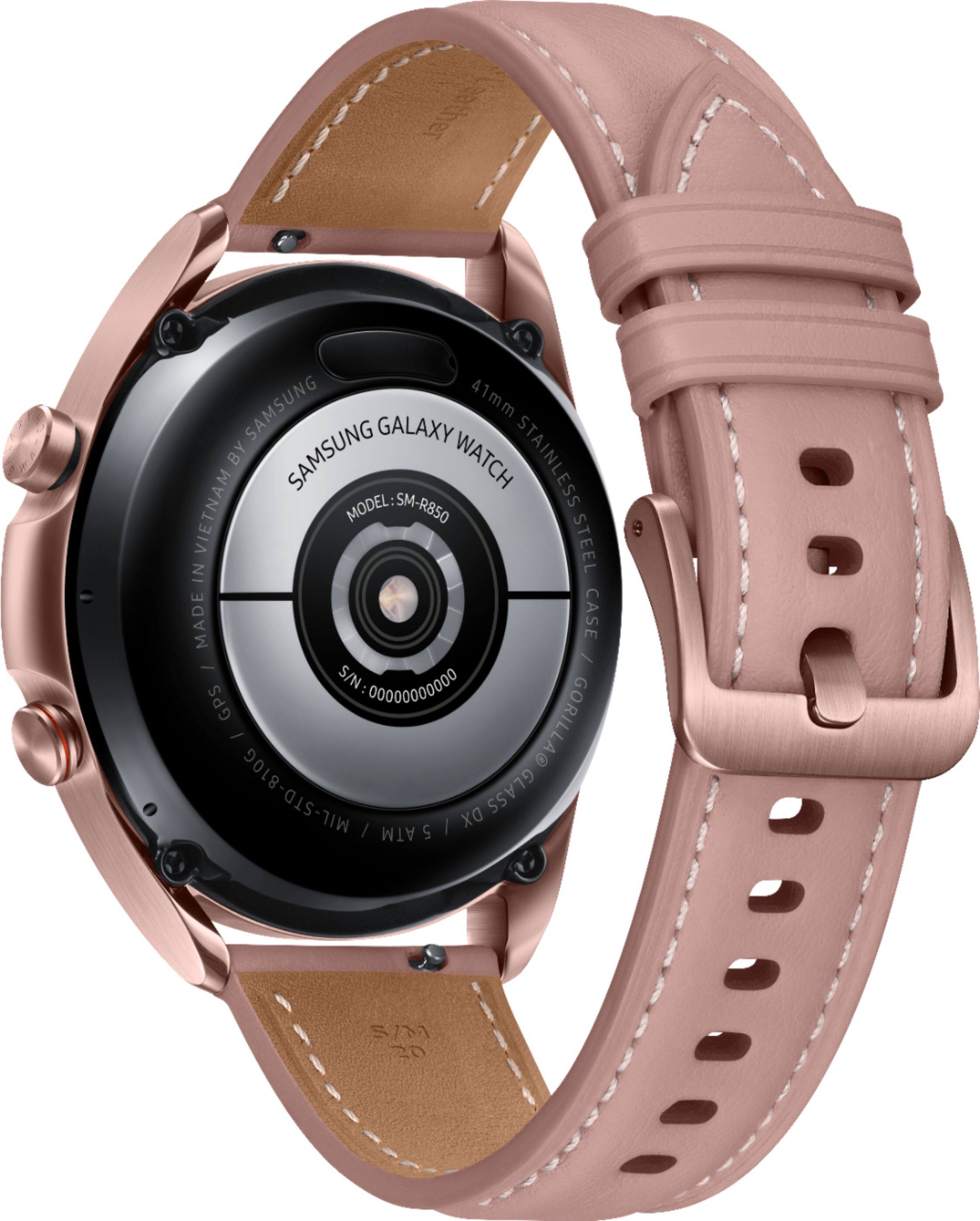 Alt View 12. Samsung - Galaxy Watch3 Smartwatch 41mm Stainless LTE - Mystic Bronze.