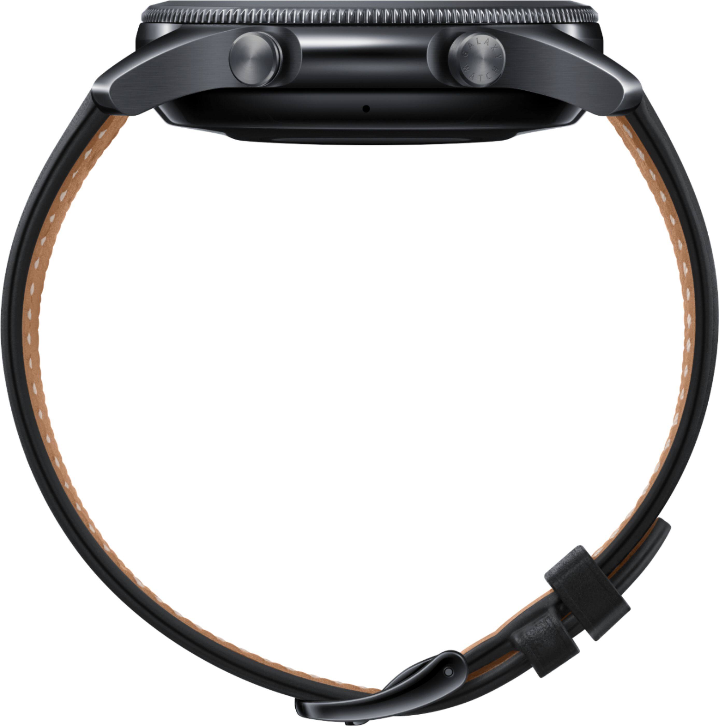 Alt View 14. Samsung - Galaxy Watch3 Smartwatch 45mm Stainless LTE - Mystic Black.