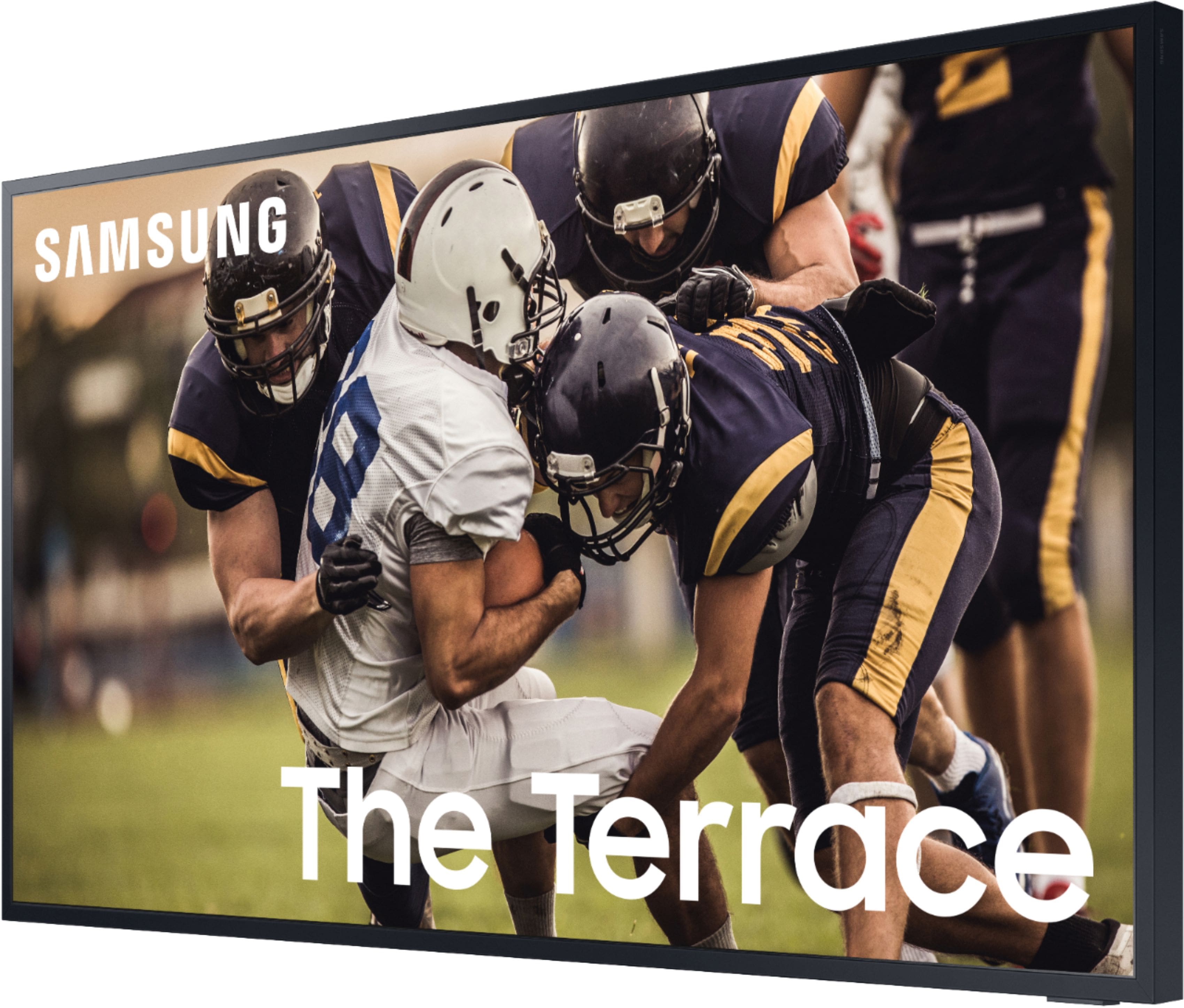 Alt View 12. Samsung - The Terrace Series 55" Class QLED Outdoor Partial Sun 4K UHD Smart Tizen TV - Titan Black.