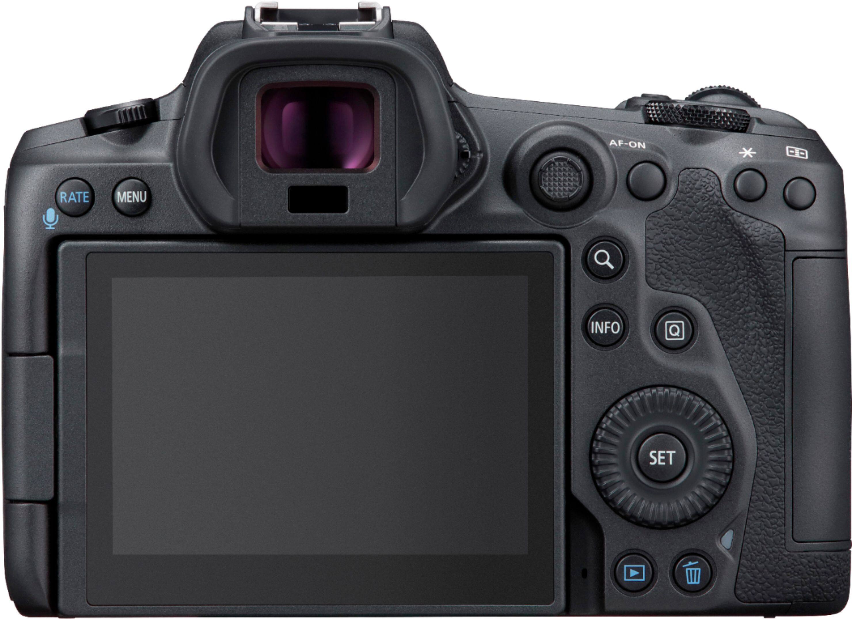 Back. Canon - EOS R5 Mirrorless Camera (Body Only) - Black.