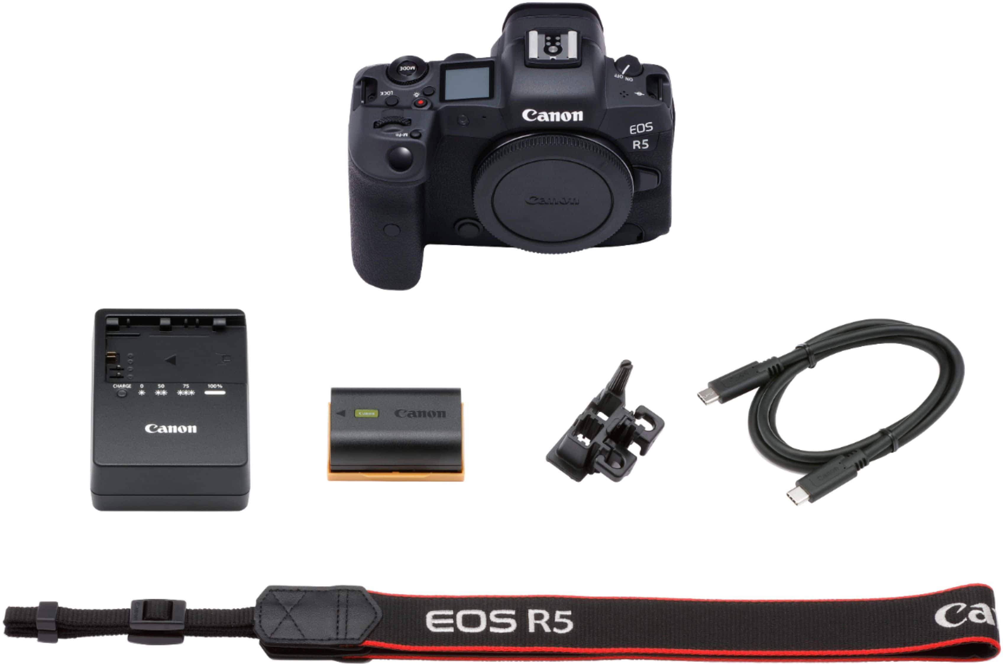 Canon EOS R5 Mirrorless Camera (Body Only) Black 4147C002 - Best Buy