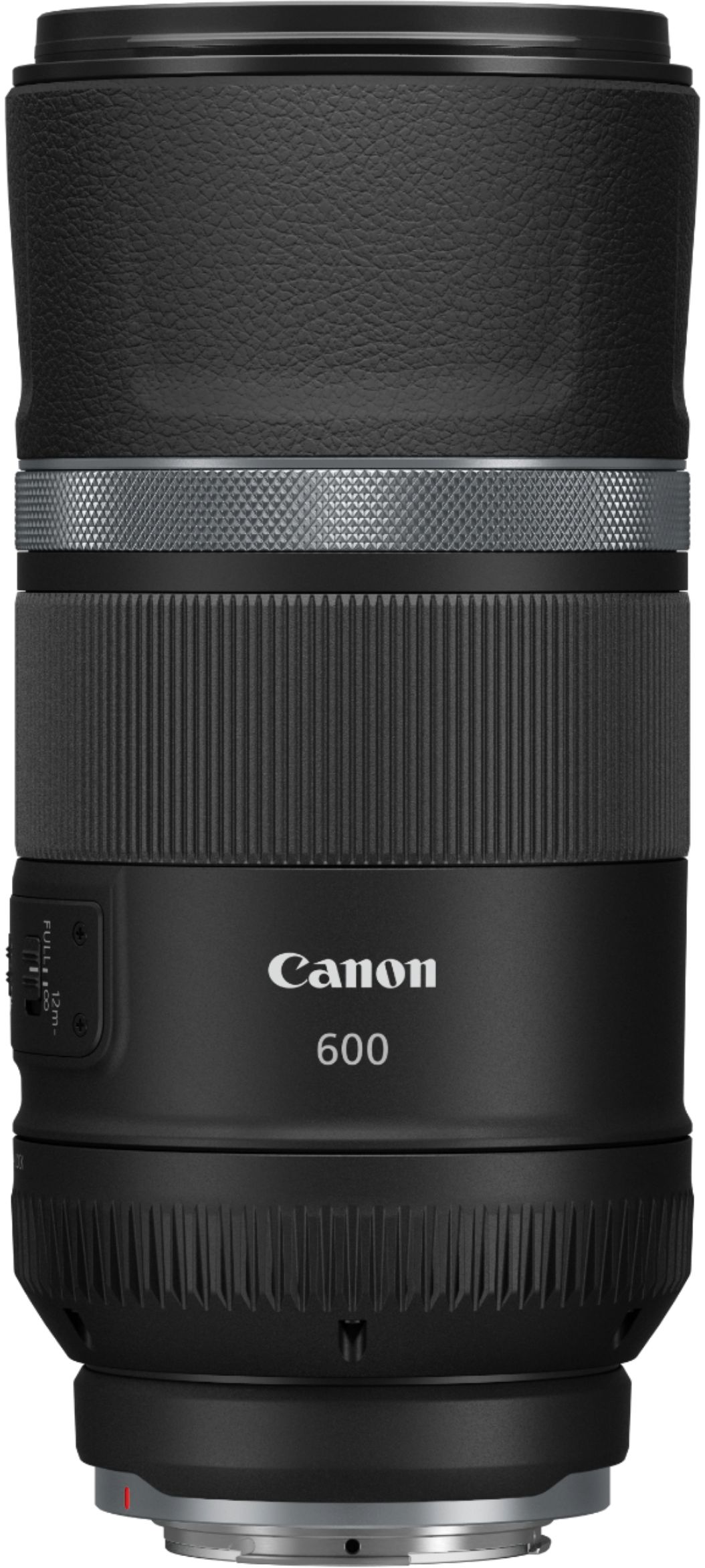 Back View: Canon - RF600mm F11 IS STM Telephoto Lens for EOS R-Series Cameras - Black