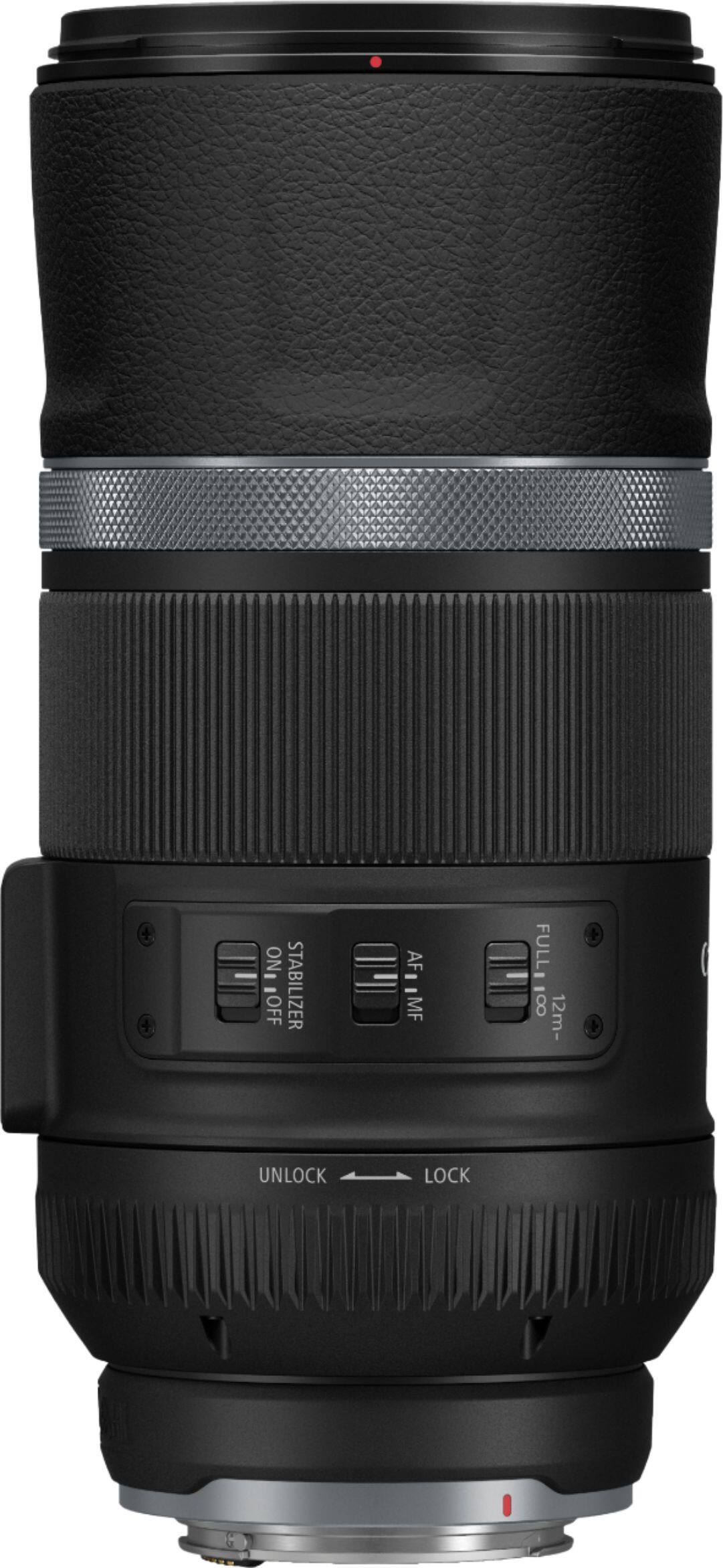 Front. Canon - RF600mm F11 IS STM Telephoto Lens for EOS R-Series Cameras - Black.