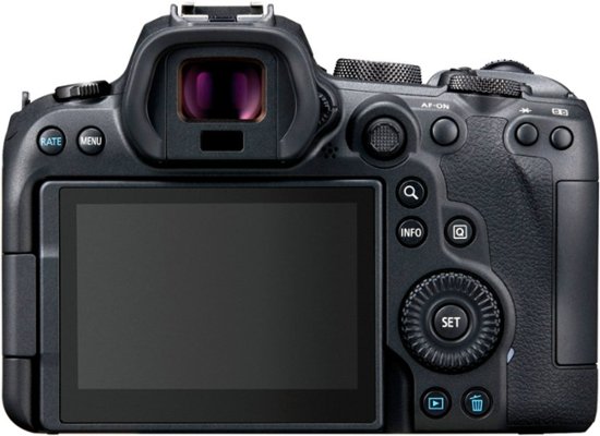 Back Zoom. Canon - EOS R6 Mirrorless Camera (Body Only) - Black.