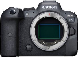 Canon - EOS R6 Mirrorless Camera (Body Only) - Black - Front_Zoom