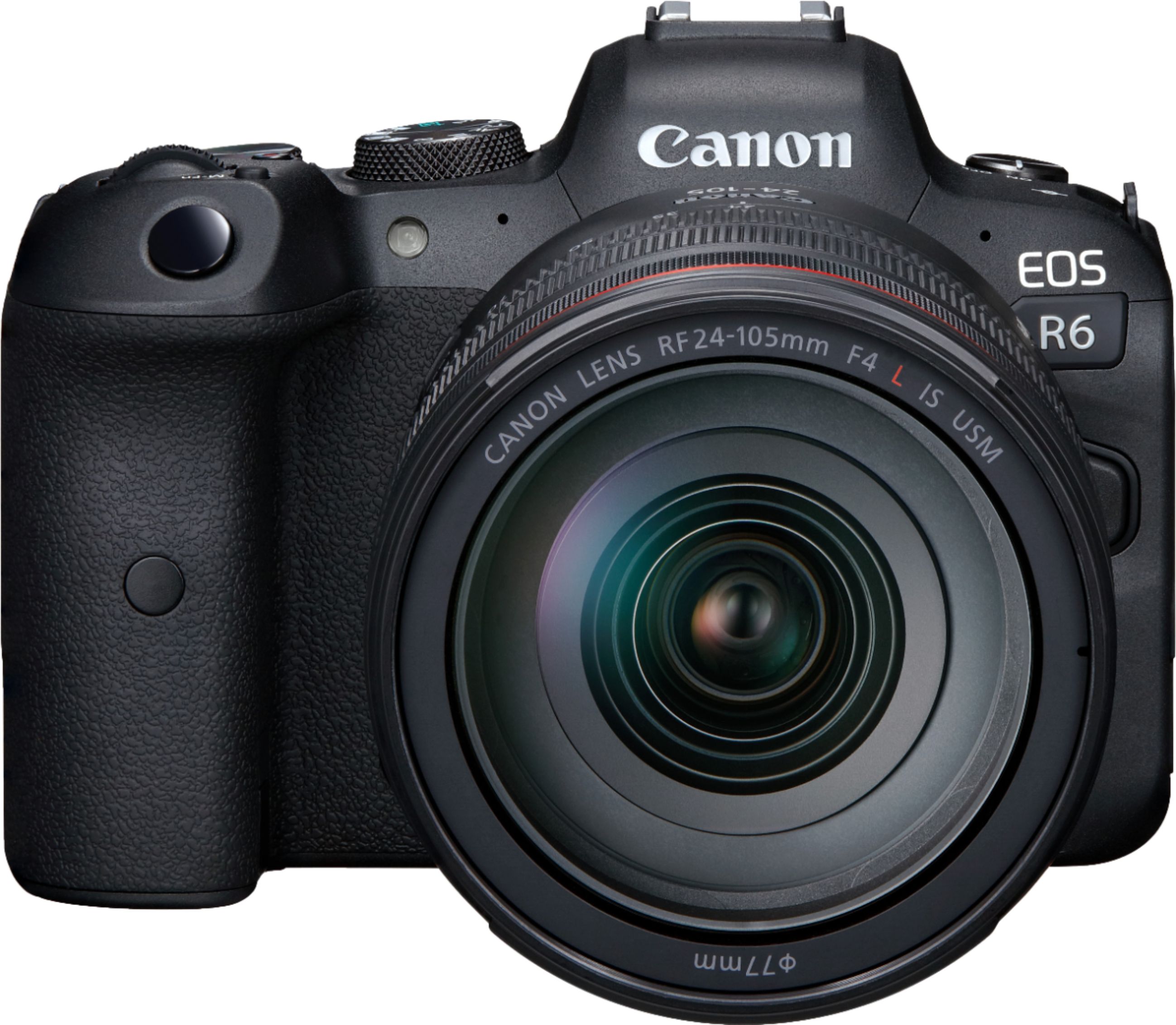 Canon - EOS R6 Mirrorless Camera with RF 24-105mm f/4L IS USM Lens - Black