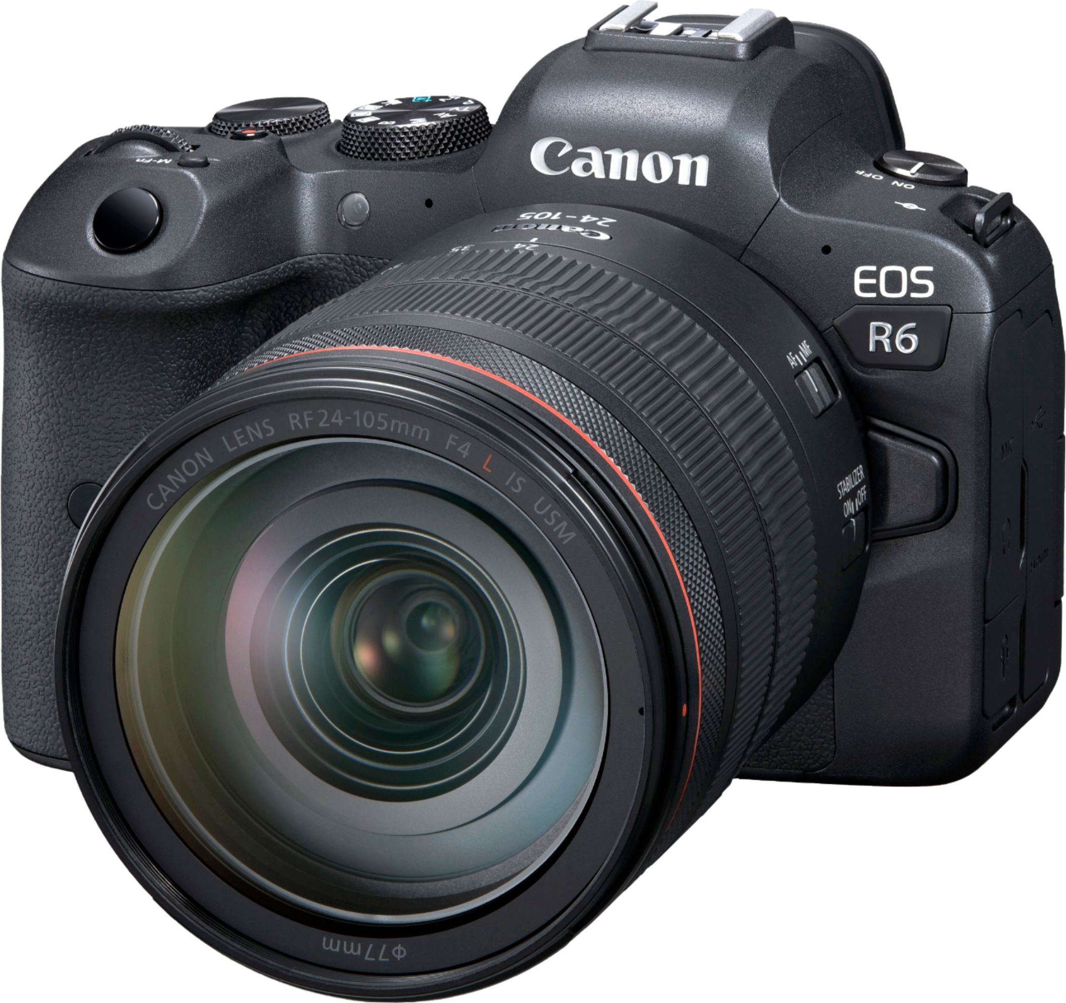 Canon EOS R6 Mirrorless Camera with RF 24-105mm f/4L IS USM Lens Black  4082C012 - Best Buy