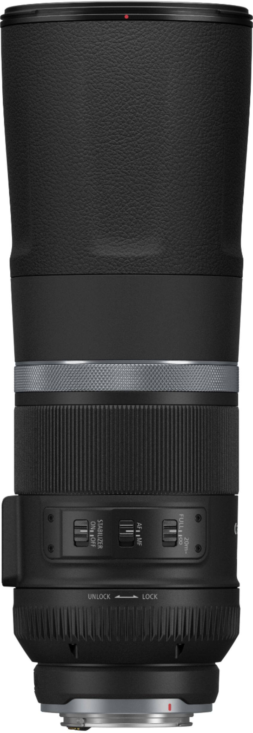 Back. Canon - RF800mm F11  IS STM Telephoto Lens for EOS R-Series Cameras - Black.