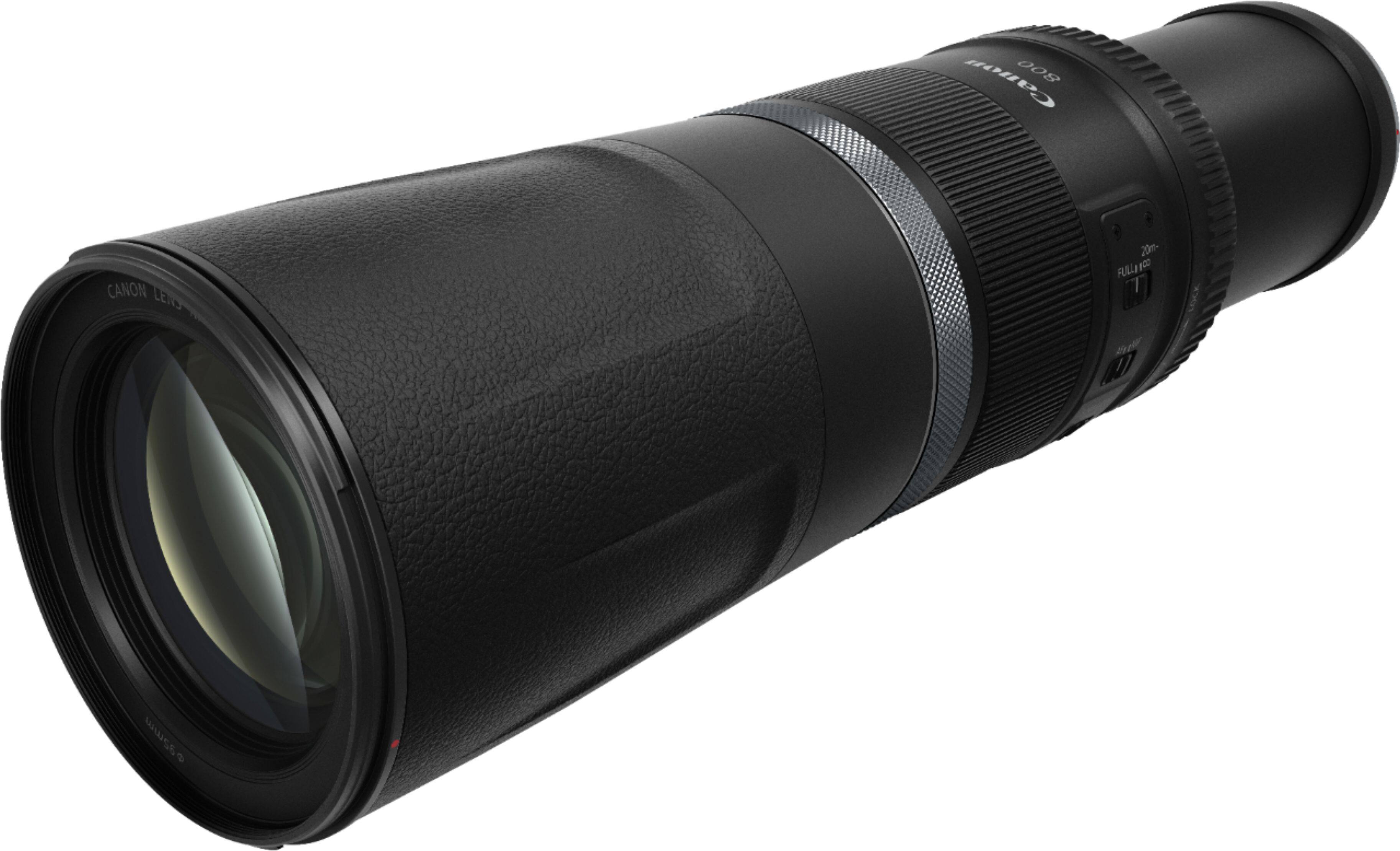 Front. Canon - RF800mm F11 IS STM Telephoto Lens for EOS R-Series Cameras - Black.