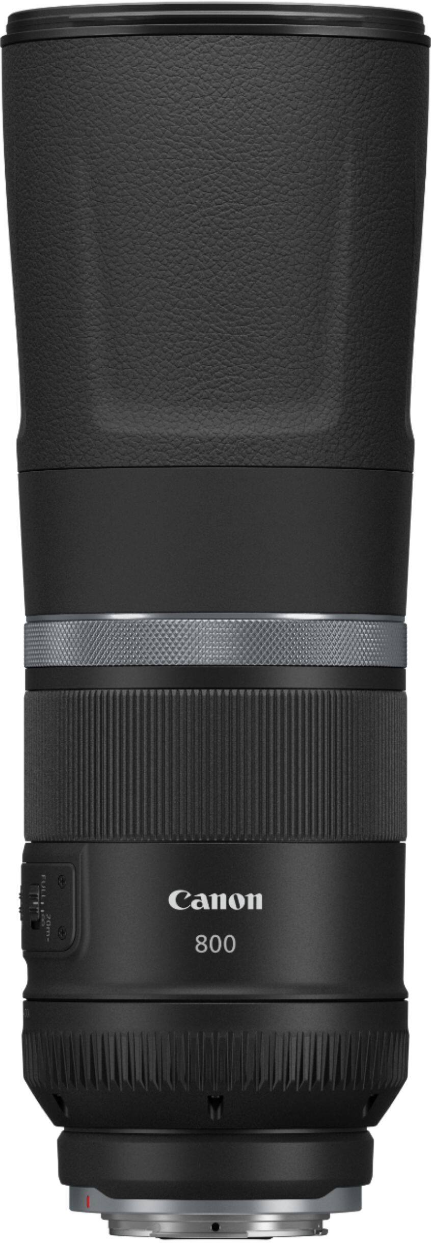 Left. Canon - RF800mm F11  IS STM Telephoto Lens for EOS R-Series Cameras - Black.