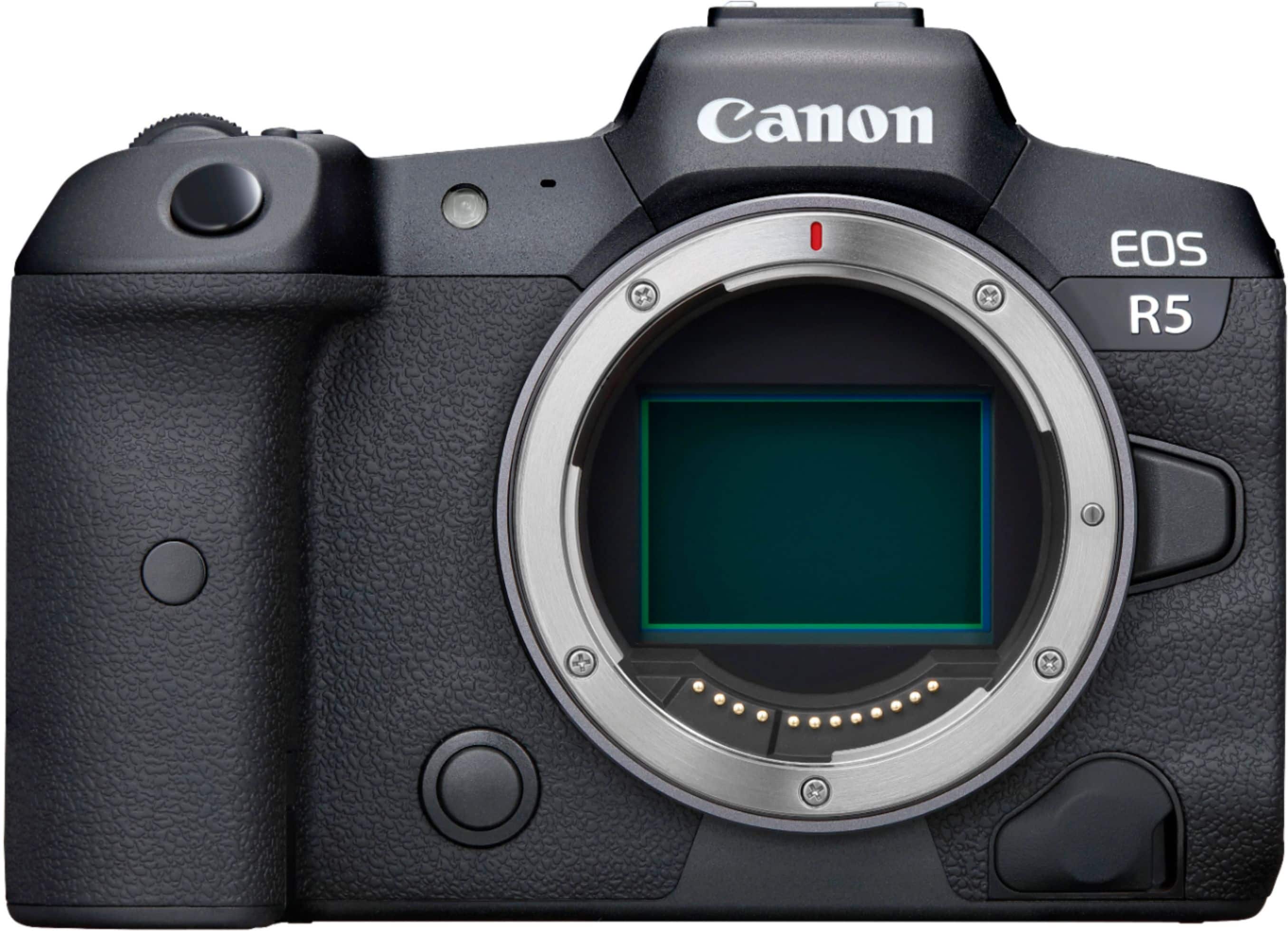 Alt View 11. Canon - EOS R5 Mirrorless Camera with RF 24-105mm f/4L IS USM Lens - Black.
