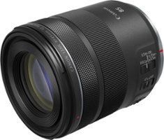 Canon - RF 85mm f/2 Macro IS STM Medium Telephoto Lens for EOS R Cameras - Black - Front_Zoom