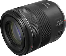 Front. Canon - RF85mm F2 Macro IS STM Medium Telephoto Lensfor EOS R-Series Cameras - Black.
