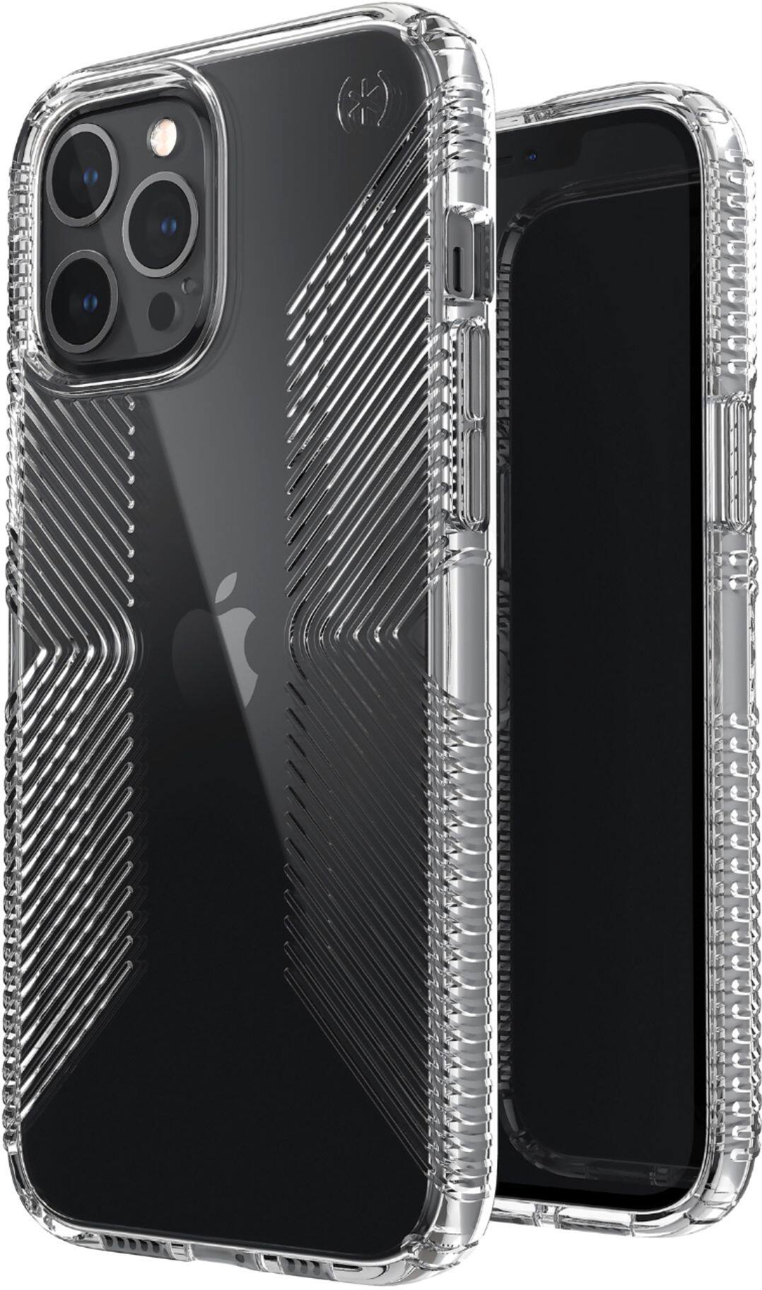 Alt View 12. Speck - Presidio Perfect-Clear Grip Case for Apple® iPhone® 12 Pro Max - Clear.