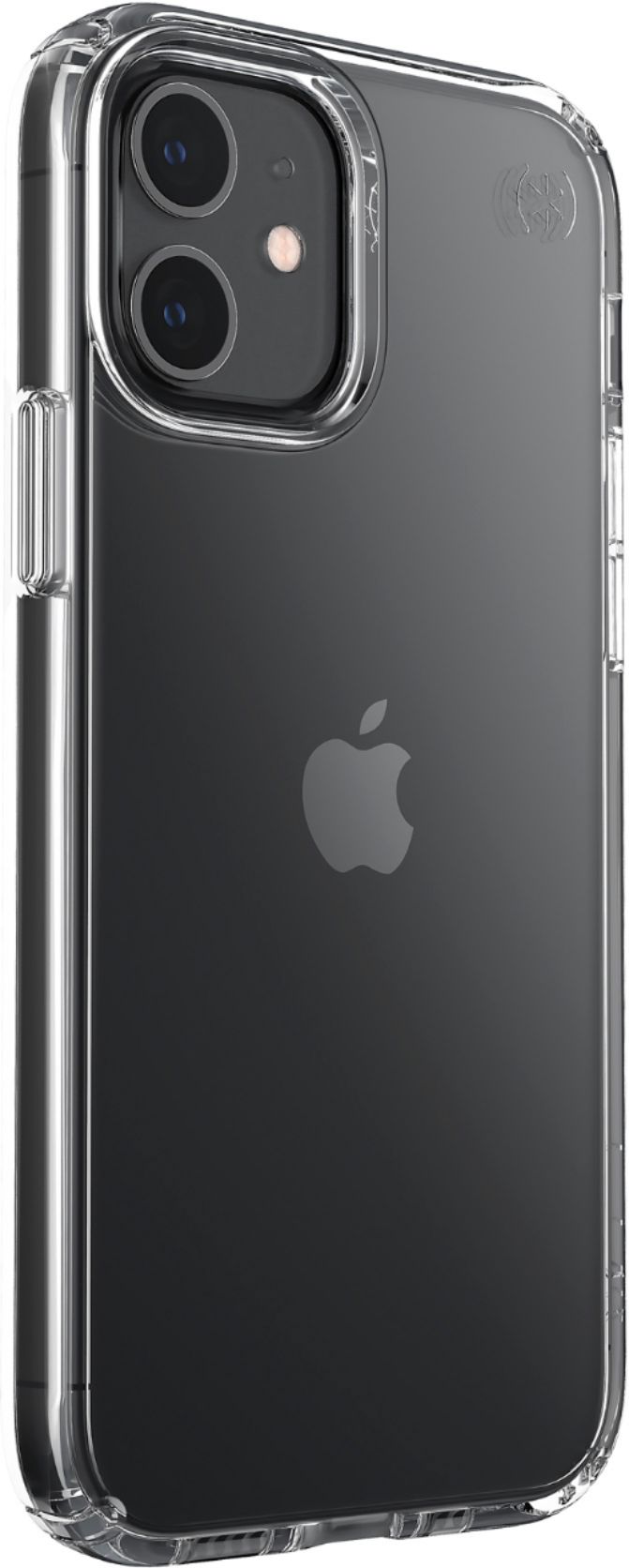 Angle View: Speck - Presidio Perfect-Clear Case for Apple® iPhone® 12/12 Pro - Clear/Clear