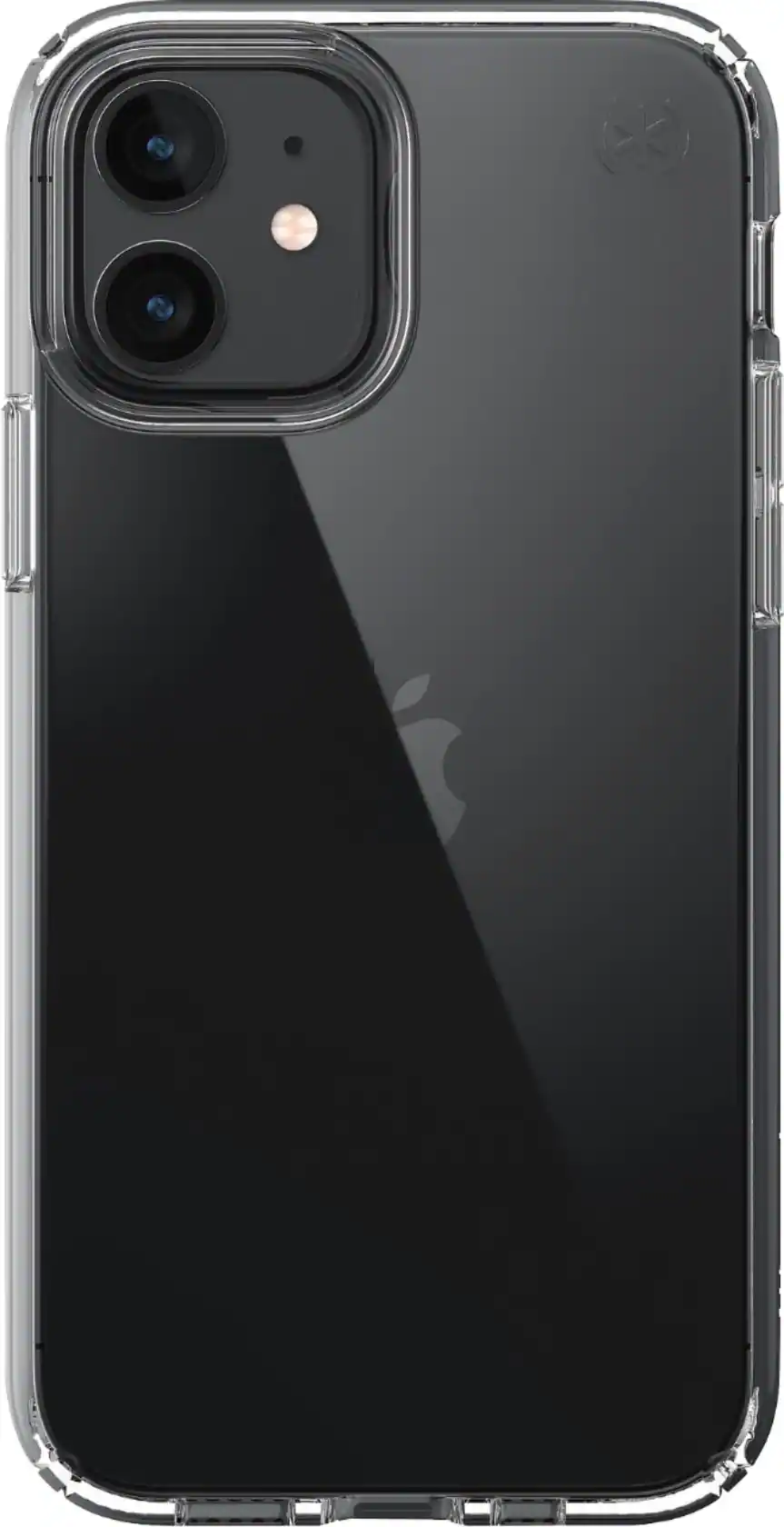 Front. Speck - Presidio Perfect-Clear Case for Apple iPhone 12/12 Pro - Clear/Clear.